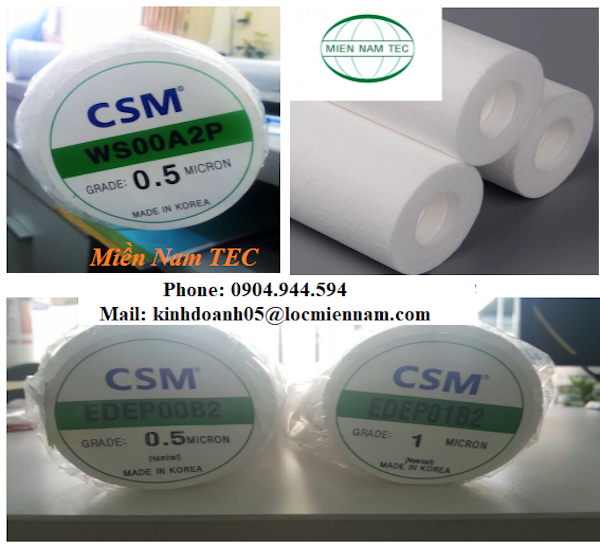 Lõi lọc bông nén CSM/Hàn Quốc